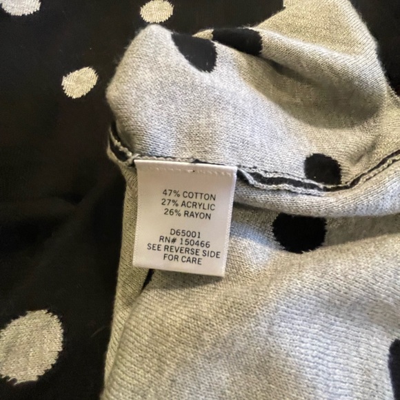 41 Hawthorn Polka Dot Sweater Dress L FREE SHIP - Picture 5 of 5